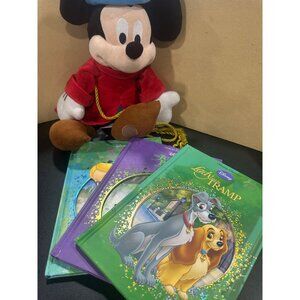 Disney Classics 3 Book Bundle Lady & The Tramp, Jungle Book, Alice in Wonderland